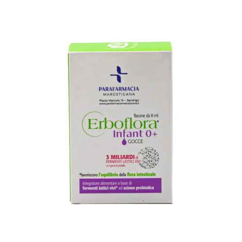 scatola frontale Erboflora Intolerance Forte capsule per flora intestinale e intolleranze alimentari