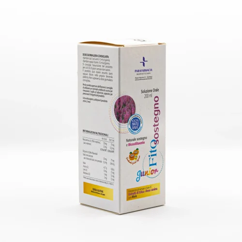 scatola 3/4 FitoSostegno Junior soluzione orale bambini per energia e difese natural