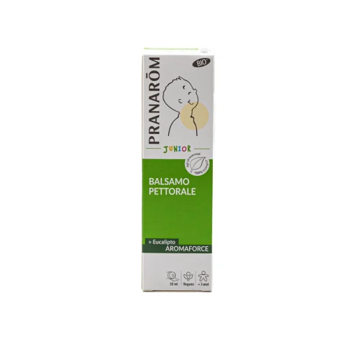 scatola Aromaforce balsamo pettorale junior bambini per tosse e respirazione