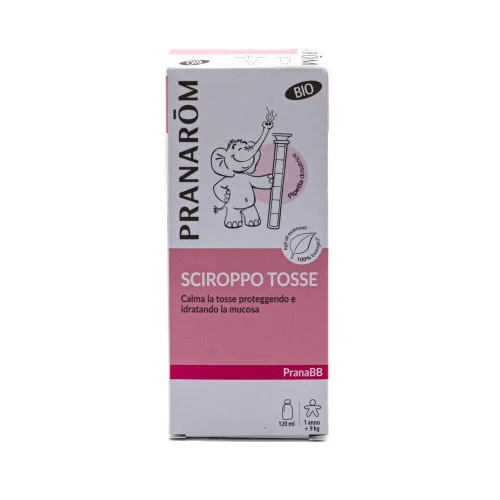 scatola frontalePranaBB sciroppo tosse bambini naturale per calmare tosse e vie respiratorie