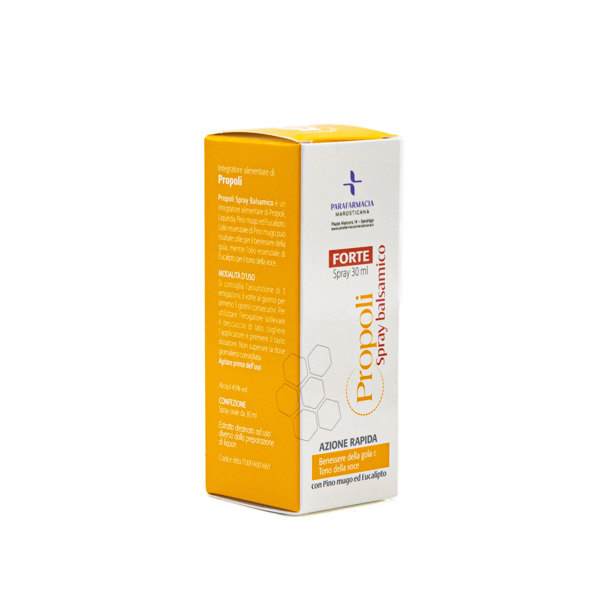 scatola 3/4 ropoli spray forte naturale per mal di gola e difese immunitari